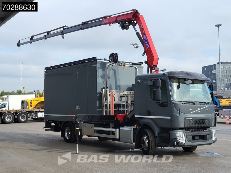 Volvo FL 250 4X2 Mobile workshop HMF 1320K-RCS Crane manbasket 2000kg Ladebordwand - LKW, Autokran: das Bild 3 Volvo FL 250 4X2 Mobile workshop HMF 1320K-RCS Crane manbasket 2000kg Ladebordwand - LKW, Autokran: das Bild 3
