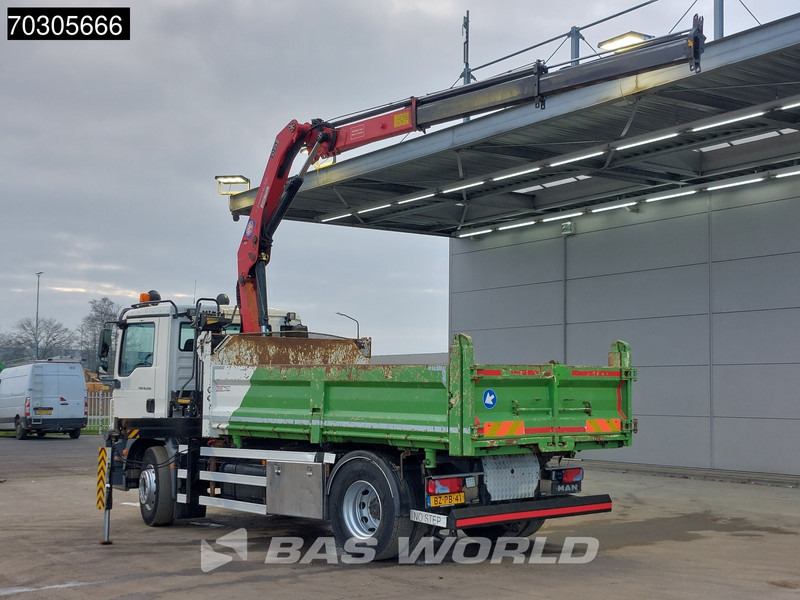 MAN TGM 18.290 4X2 HMF1035-K2 Crane Kran 6m3 3-side tipper Automatic Euro 5 - Kipper, Autokran: das Bild 2 MAN TGM 18.290 4X2 HMF1035-K2 Crane Kran 6m3 3-side tipper Automatic Euro 5 - Kipper, Autokran: das Bild 2