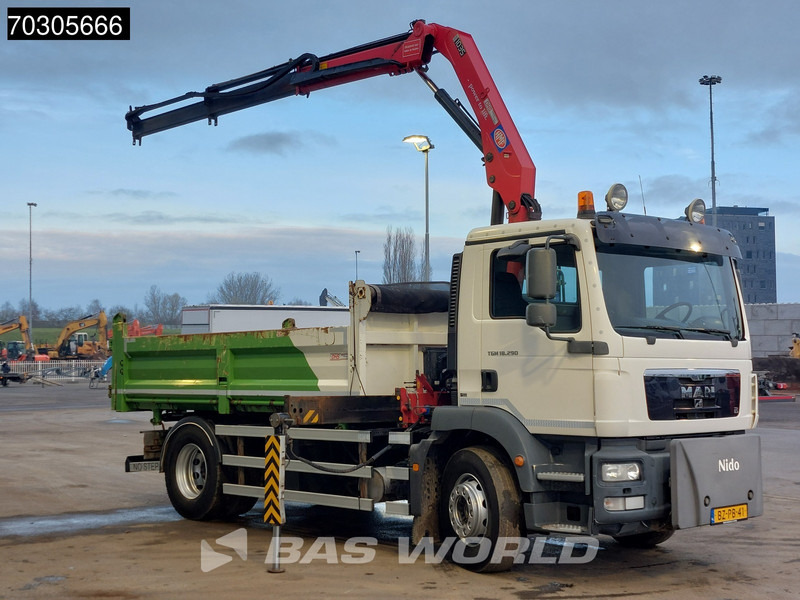 MAN TGM 18.290 4X2 HMF1035-K2 Crane Kran 6m3 3-side tipper Automatic Euro 5 - Kipper, Autokran: das Bild 3 MAN TGM 18.290 4X2 HMF1035-K2 Crane Kran 6m3 3-side tipper Automatic Euro 5 - Kipper, Autokran: das Bild 3