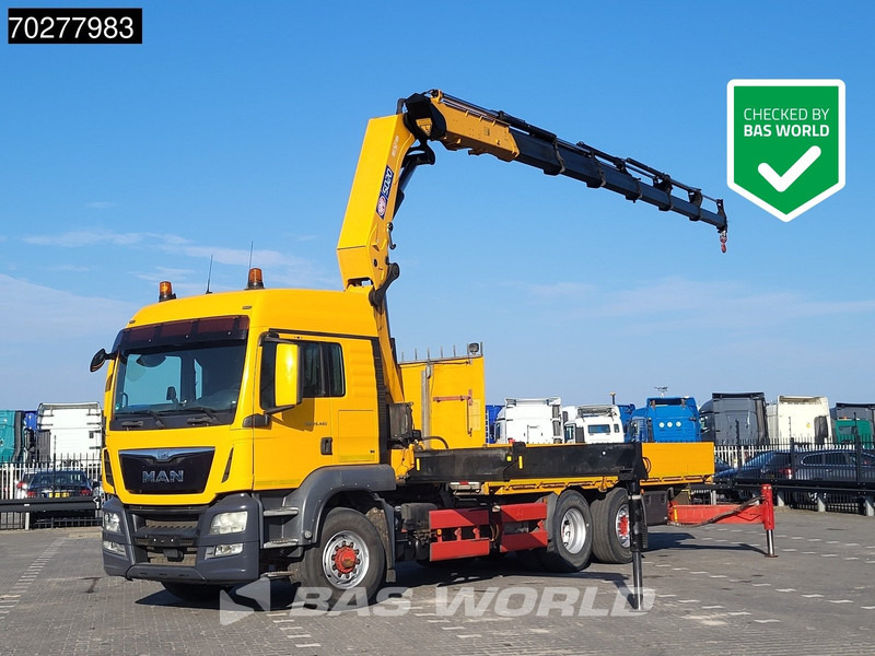 MAN TGS 26.480 6X4 HMF 5020-K6 Crane Kran Hydrodrive Lift+Lenkachse Euro 6 - Pritsche LKW, Autokran: das Bild 1 MAN TGS 26.480 6X4 HMF 5020-K6 Crane Kran Hydrodrive Lift+Lenkachse Euro 6 - Pritsche LKW, Autokran: das Bild 1