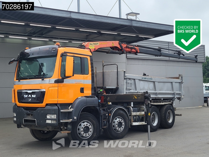 MAN TGS 35.400 8X4 Palfinger PK16001 K Kran Crane Retarder Big-Axle 2-Way tipper Euro 6 - Kipper, Autokran: das Bild 1 MAN TGS 35.400 8X4 Palfinger PK16001 K Kran Crane Retarder Big-Axle 2-Way tipper Euro 6 - Kipper, Autokran: das Bild 1