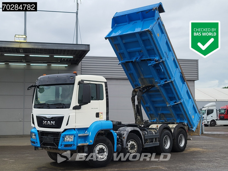 MAN TGS 35.440 8X4 14m3 Meiller 2-way tipper Automatic Big-Axle Steelsuspension Euro 6 - Kipper: das Bild 1 MAN TGS 35.440 8X4 14m3 Meiller 2-way tipper Automatic Big-Axle Steelsuspension Euro 6 - Kipper: das Bild 1