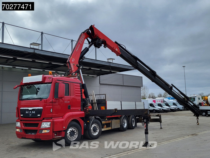 MAN TGS 35.480 8X4 Fassi F800BXP.28 Kran Crane Hydrodrive Lift-Lenkachse Euro 4 - Pritsche LKW, Autokran: das Bild 3 MAN TGS 35.480 8X4 Fassi F800BXP.28 Kran Crane Hydrodrive Lift-Lenkachse Euro 4 - Pritsche LKW, Autokran: das Bild 3