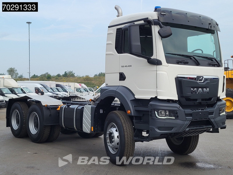 MAN TGS 40.400 6X4 NEW 6x4 chassis PTO Preparation Steelsuspension Big-Axle Automatic Euro 2 - Fahrgestell LKW: das Bild 3 MAN TGS 40.400 6X4 NEW 6x4 chassis PTO Preparation Steelsuspension Big-Axle Automatic Euro 2 - Fahrgestell LKW: das Bild 3