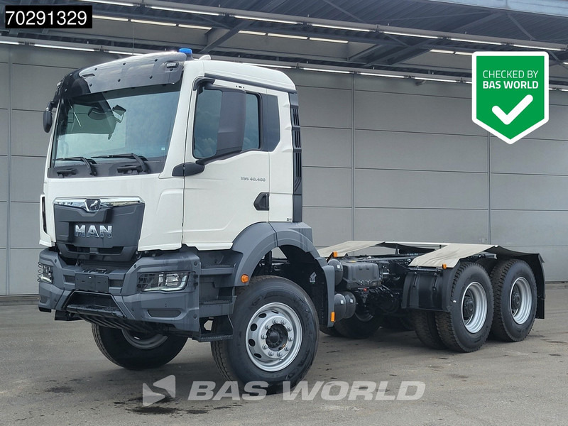 MAN TGS 40.400 6X4 NEW 6x4 chassis PTO Preparation Steelsuspension Big-Axle Automatic Euro 2 - Fahrgestell LKW: das Bild 1 MAN TGS 40.400 6X4 NEW 6x4 chassis PTO Preparation Steelsuspension Big-Axle Automatic Euro 2 - Fahrgestell LKW: das Bild 1