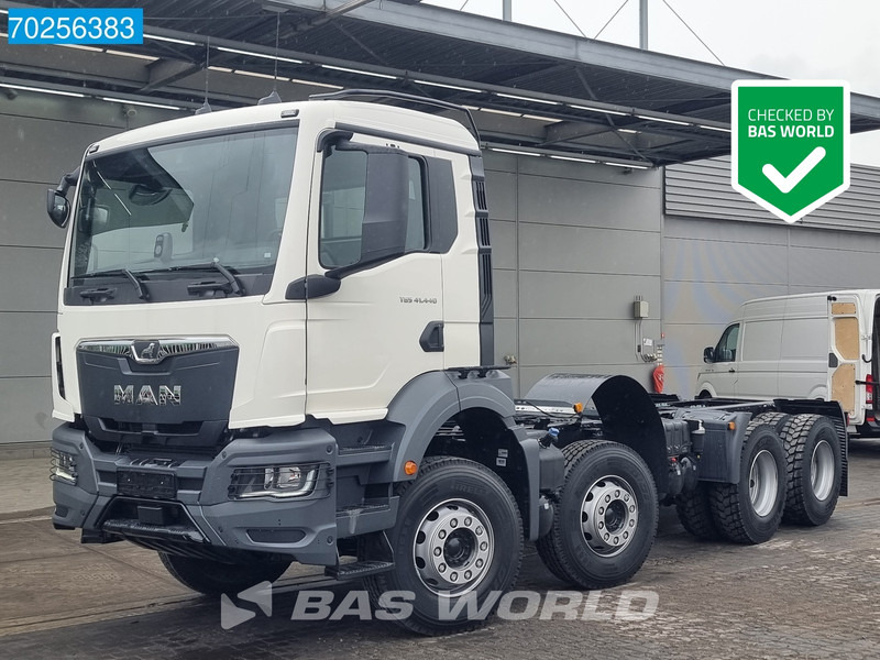 MAN TGS 41.440 8X4 NEW chassis Steelsuspension Automatic Euro 6 - Fahrgestell LKW: das Bild 1 MAN TGS 41.440 8X4 NEW chassis Steelsuspension Automatic Euro 6 - Fahrgestell LKW: das Bild 1