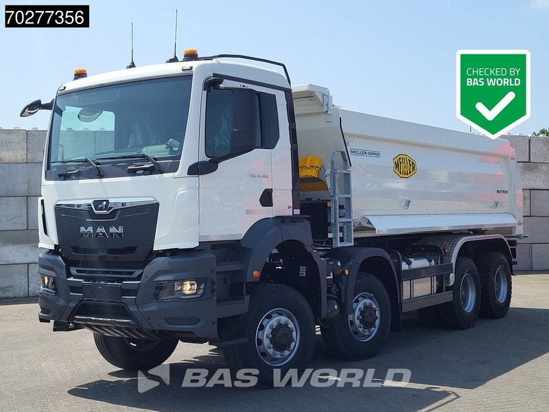 MAN TGS 41.480 8X6 NEW! 19m3 Meiller Tipper Big-Axle Steel suspension Automatic Euro 6 - Kipper: das Bild 1 MAN TGS 41.480 8X6 NEW! 19m3 Meiller Tipper Big-Axle Steel suspension Automatic Euro 6 - Kipper: das Bild 1
