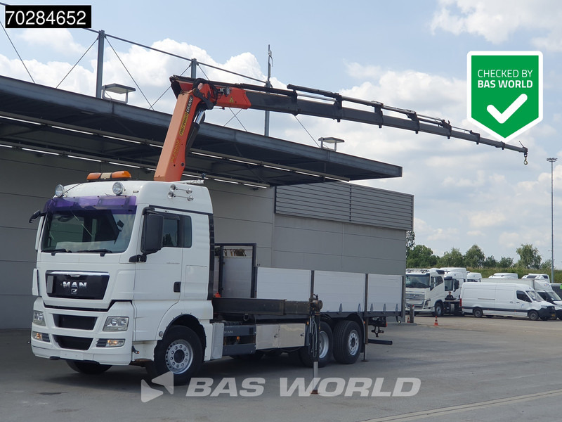 MAN TGX 26.480 TGX 6X2 Palfinger PK29002 Kran Crane 8 extensions Retarder Manual Euro 4 - Pritsche LKW, Autokran: das Bild 1 MAN TGX 26.480 TGX 6X2 Palfinger PK29002 Kran Crane 8 extensions Retarder Manual Euro 4 - Pritsche LKW, Autokran: das Bild 1
