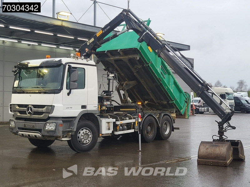 Mercedes-Benz Actros 2646 Actros 6X4 HIAB 122 BS-2 HIDUO Crane Kran 3-way tipper Big-Axle Euro 5 - Kipper, Autokran: das Bild 2 Mercedes-Benz Actros 2646 Actros 6X4 HIAB 122 BS-2 HIDUO Crane Kran 3-way tipper Big-Axle Euro 5 - Kipper, Autokran: das Bild 2