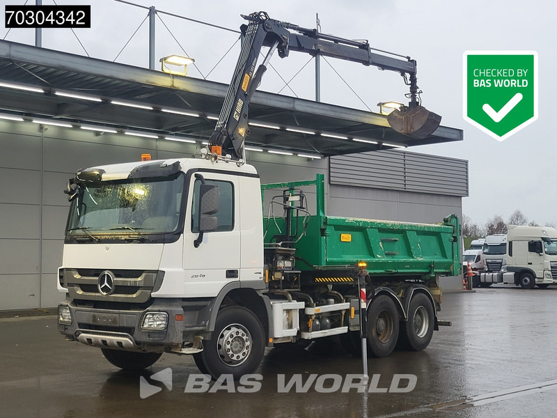 Mercedes-Benz Actros 2646 Actros 6X4 HIAB 122 BS-2 HIDUO Crane Kran 3-way tipper Big-Axle Euro 5 - Kipper, Autokran: das Bild 1 Mercedes-Benz Actros 2646 Actros 6X4 HIAB 122 BS-2 HIDUO Crane Kran 3-way tipper Big-Axle Euro 5 - Kipper, Autokran: das Bild 1