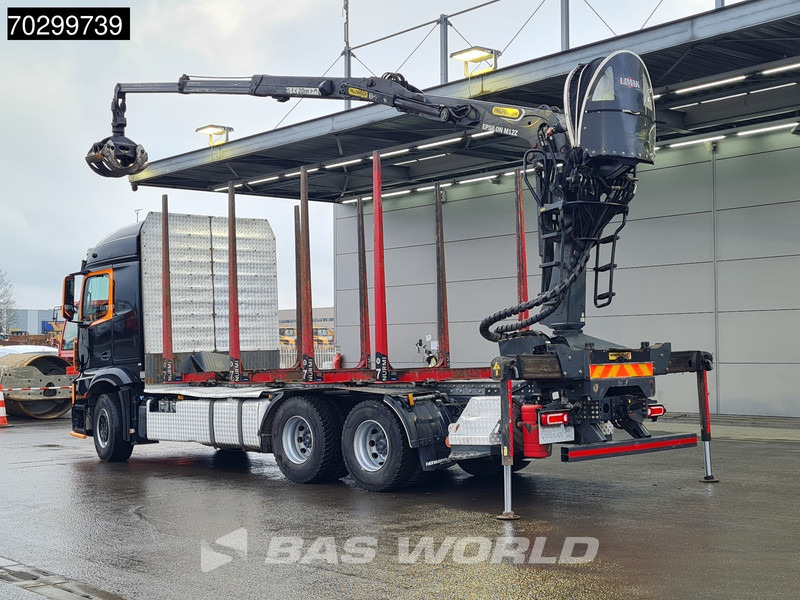 Mercedes-Benz Actros 3353 6X4 Palfinger Epsilon M12Z woodcrane Holztransport Retarder Euro 6 - Holztransporter, Autokran: das Bild 2 Mercedes-Benz Actros 3353 6X4 Palfinger Epsilon M12Z woodcrane Holztransport Retarder Euro 6 - Holztransporter, Autokran: das Bild 2