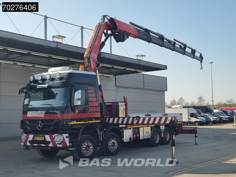 Mercedes-Benz Actros 4146 8X4 FASSI F600AXP.26 Crane Kran NL-Truck Euro 5 - Pritsche LKW, Autokran: das Bild 1 Mercedes-Benz Actros 4146 8X4 FASSI F600AXP.26 Crane Kran NL-Truck Euro 5 - Pritsche LKW, Autokran: das Bild 1