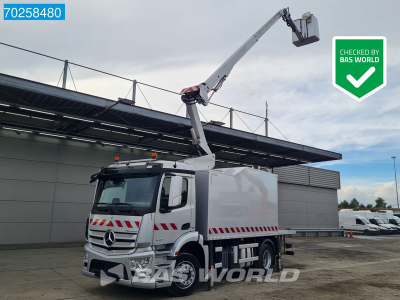 Mercedes-Benz Antos 1830 4X2 Hubarbeitsbühne 14.70m Time France VST 248 NF Navi Euro 6 - Autokran: das Bild 1 Mercedes-Benz Antos 1830 4X2 Hubarbeitsbühne 14.70m Time France VST 248 NF Navi Euro 6 - Autokran: das Bild 1