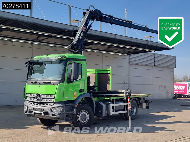 Mercedes-Benz Arocs 1830 4X2 Hiab 122 ES-3 HIPRO Kran Crane Big-Axle Euro 6 - Pritsche LKW, Autokran: das Bild 1 Mercedes-Benz Arocs 1830 4X2 Hiab 122 ES-3 HIPRO Kran Crane Big-Axle Euro 6 - Pritsche LKW, Autokran: das Bild 1