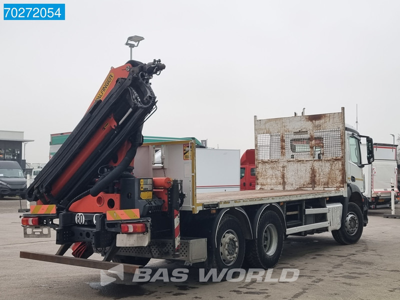 Pritsche LKW, Autokran Mercedes-Benz Arocs 2536 6X2 Palfinger PK 16002 Crane Lenkasche Euro 6: das Bild 10