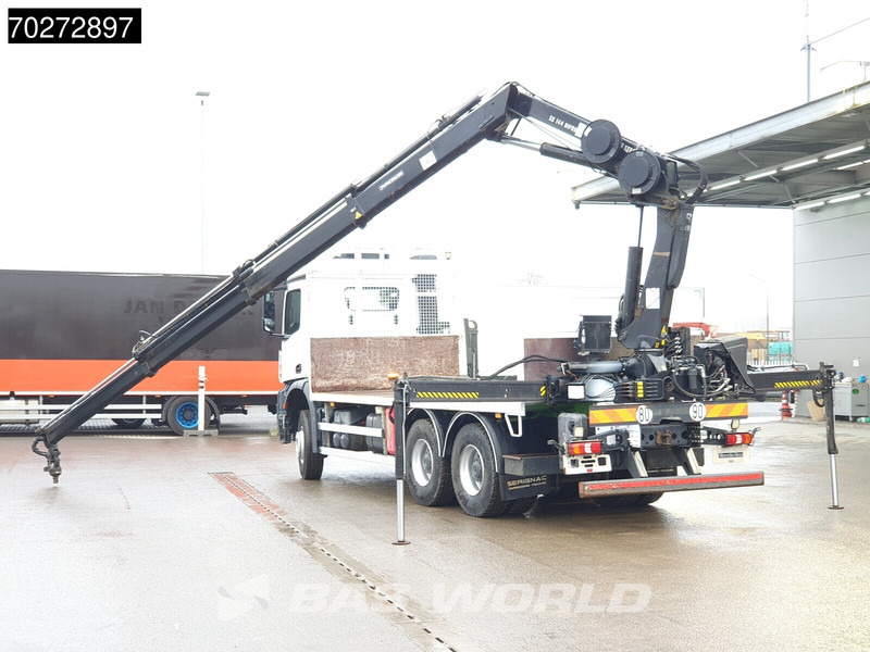 Mercedes-Benz Arocs 2636 6X4 Hiab 144 E-3 Hipro Kran Crane Remote Full Steel Euro 6 - Pritsche LKW, Autokran: das Bild 2 Mercedes-Benz Arocs 2636 6X4 Hiab 144 E-3 Hipro Kran Crane Remote Full Steel Euro 6 - Pritsche LKW, Autokran: das Bild 2