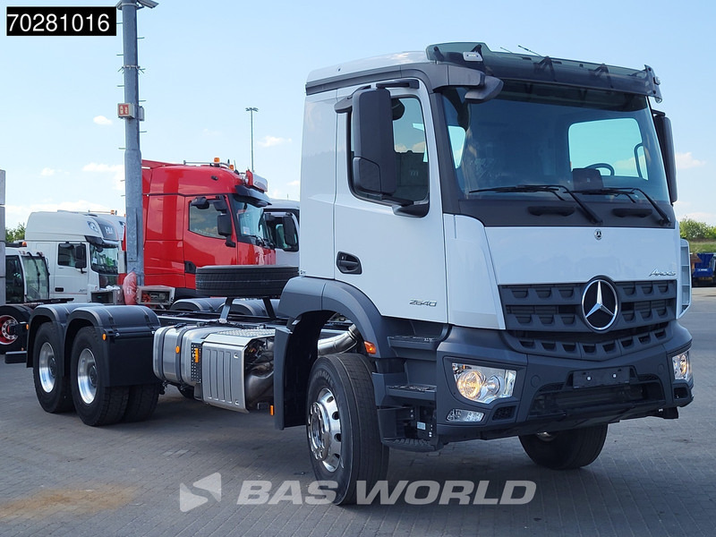 Mercedes-Benz Arocs 2640 6X4 NEW chassis Steel suspension Big-Axle Alcoa Automatic Euro 6 - Fahrgestell LKW: das Bild 3 Mercedes-Benz Arocs 2640 6X4 NEW chassis Steel suspension Big-Axle Alcoa Automatic Euro 6 - Fahrgestell LKW: das Bild 3