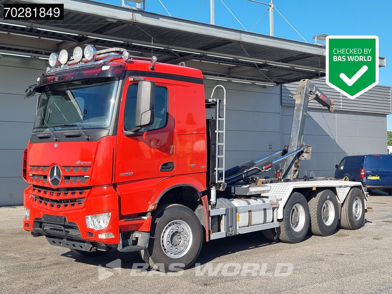 Mercedes-Benz Arocs 3258 8X4 24t Hiab XR24SL5924 Retarder Big-Axle Lift-Lenkachse Euro 6 - Abrollkipper: das Bild 1 Mercedes-Benz Arocs 3258 8X4 24t Hiab XR24SL5924 Retarder Big-Axle Lift-Lenkachse Euro 6 - Abrollkipper: das Bild 1