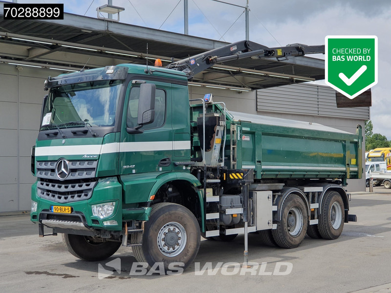 Mercedes-Benz Arocs 3342 Arocs 6X6 NL-Truck HMF 1643 Z-Crane Kran Steering Axle Big-Axle Euro 6 - Kipper, Autokran: das Bild 1 Mercedes-Benz Arocs 3342 Arocs 6X6 NL-Truck HMF 1643 Z-Crane Kran Steering Axle Big-Axle Euro 6 - Kipper, Autokran: das Bild 1