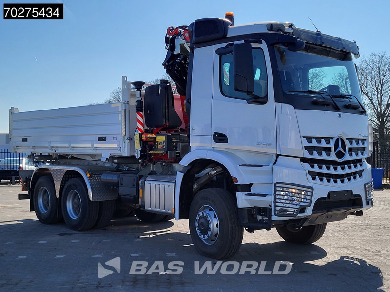 Mercedes-Benz Arocs 3348 6X6 NEW Fassi F255A.2.24 Kran Crane 3-way tipper Navi Euro 6 - Kipper, Autokran: das Bild 2 Mercedes-Benz Arocs 3348 6X6 NEW Fassi F255A.2.24 Kran Crane 3-way tipper Navi Euro 6 - Kipper, Autokran: das Bild 2