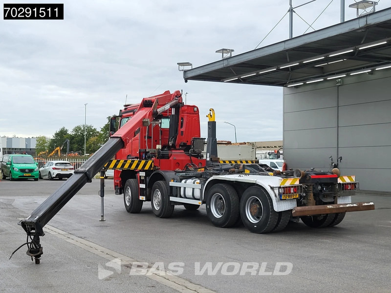Mercedes-Benz Arocs 4145 8X4 NL-Truck HMF RCL 5300 Crane Hyva 26-51-S Hooklift Steelsuspension Big-Axle Automatic Euro 6 - Abrollkipper, Autokran: das Bild 3 Mercedes-Benz Arocs 4145 8X4 NL-Truck HMF RCL 5300 Crane Hyva 26-51-S Hooklift Steelsuspension Big-Axle Automatic Euro 6 - Abrollkipper, Autokran: das Bild 3