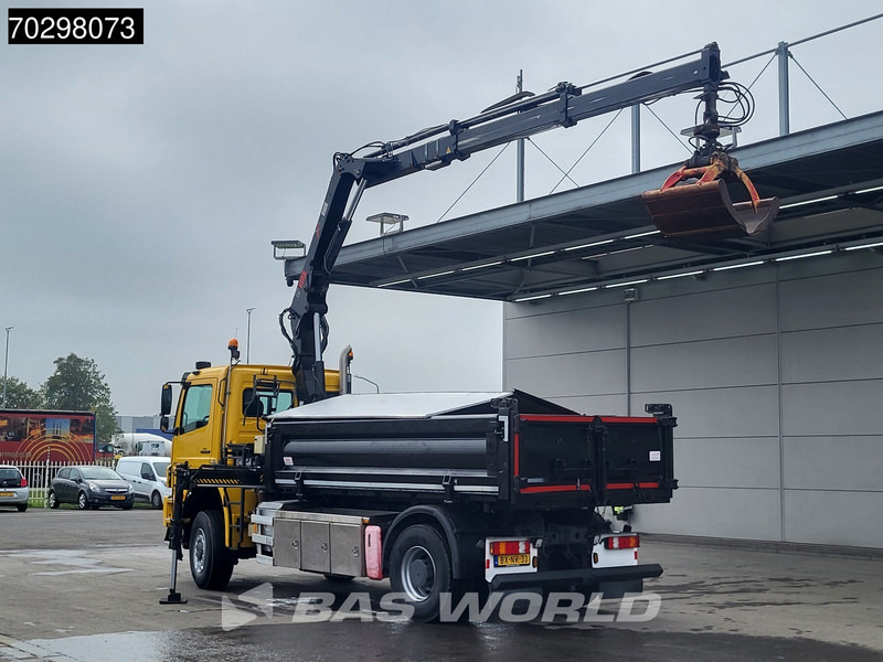 Mercedes-Benz Axor 2124 Axor 4X4 8m3 Tipper HIAB 122 B-2 HIDUO Crane Steel suspension Automatic Big-Axle Euro 5 - Kipper, Autokran: das Bild 2 Mercedes-Benz Axor 2124 Axor 4X4 8m3 Tipper HIAB 122 B-2 HIDUO Crane Steel suspension Automatic Big-Axle Euro 5 - Kipper, Autokran: das Bild 2