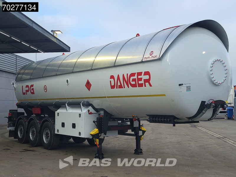 Mim-Mak LPG TRANSPORT TANK 3 axles NEW 48m3 Liftachse Gas ADR - Tankauflieger: das Bild 3 Mim-Mak LPG TRANSPORT TANK 3 axles NEW 48m3 Liftachse Gas ADR - Tankauflieger: das Bild 3