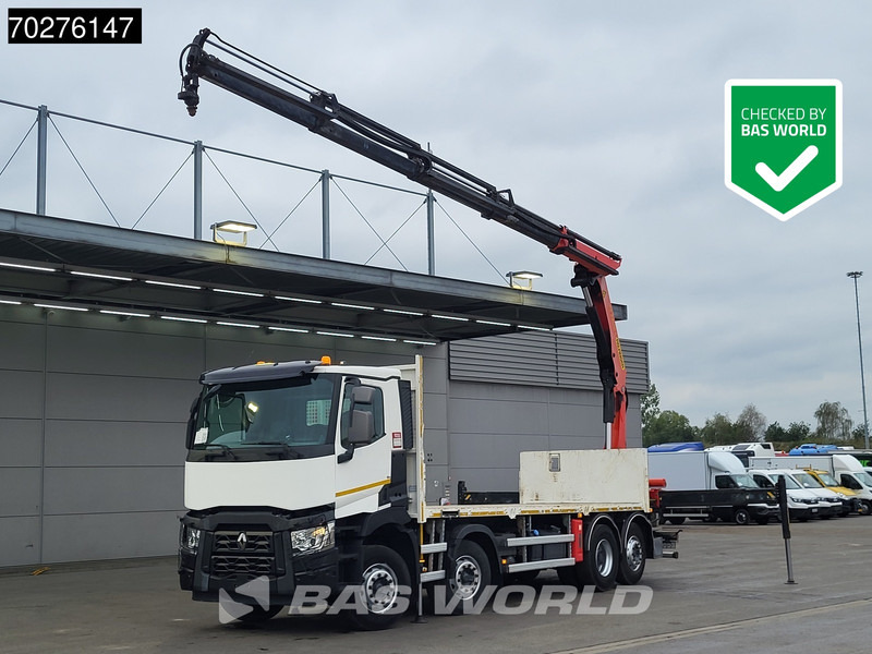 Renault C 380 8X2 Palfinger PK24001K Remote Lenkachse Euro 6 - Pritsche LKW, Autokran: das Bild 1 Renault C 380 8X2 Palfinger PK24001K Remote Lenkachse Euro 6 - Pritsche LKW, Autokran: das Bild 1