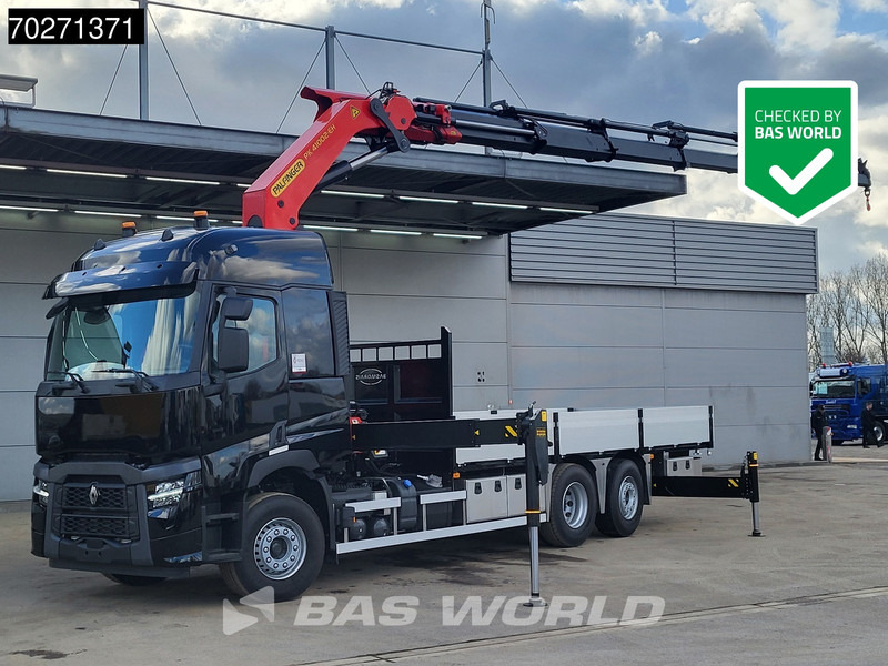 Renault C 480 6X2 NEW! Palfinger PK41002 EH Crane Kran ACC Euro 6 - Pritsche LKW, Autokran: das Bild 1 Renault C 480 6X2 NEW! Palfinger PK41002 EH Crane Kran ACC Euro 6 - Pritsche LKW, Autokran: das Bild 1