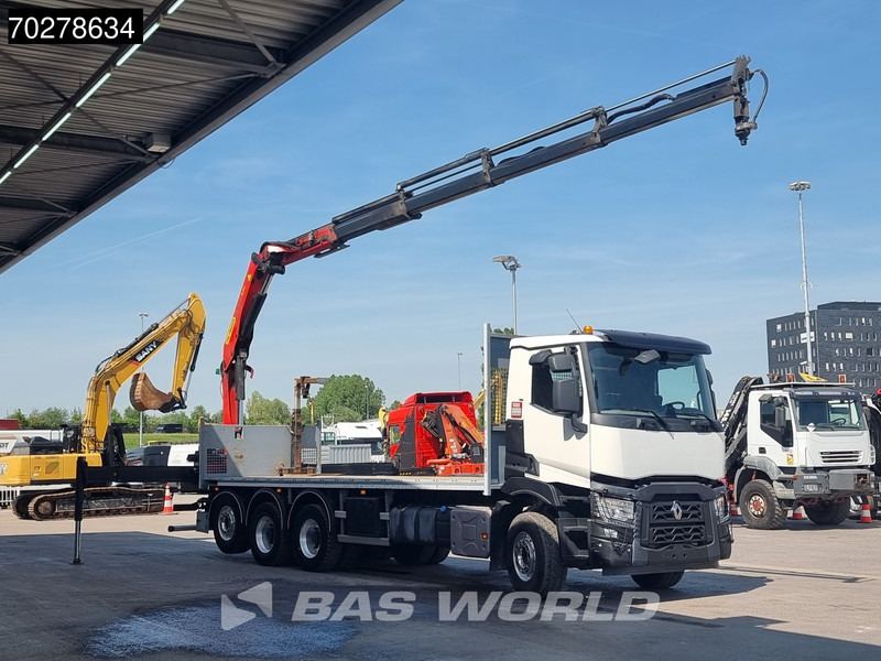 Renault C 480 8X4 Palfinger 24.001 SLD5 Kran Crane Lift-Lenkachse Euro 6 - Pritsche LKW, Autokran: das Bild 3 Renault C 480 8X4 Palfinger 24.001 SLD5 Kran Crane Lift-Lenkachse Euro 6 - Pritsche LKW, Autokran: das Bild 3