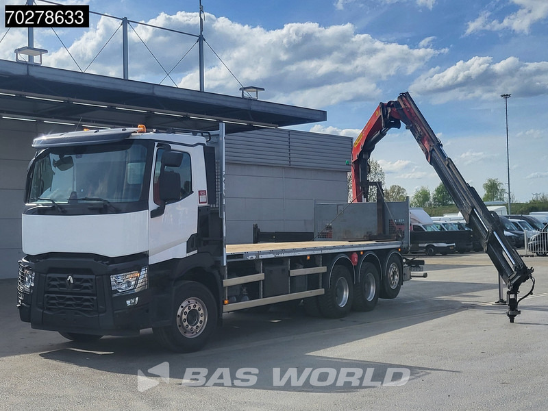 Renault C 480 8X4 Palfinger PK24.001 SLD5 Crane Kran Automatic Liftachse Euro 6 - Pritsche LKW, Autokran: das Bild 2 Renault C 480 8X4 Palfinger PK24.001 SLD5 Crane Kran Automatic Liftachse Euro 6 - Pritsche LKW, Autokran: das Bild 2