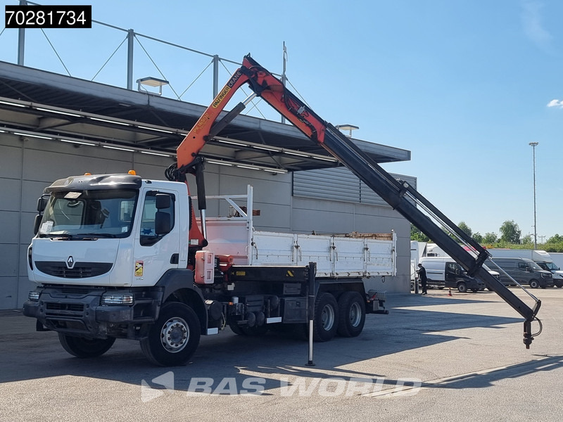 Renault Kerax 370 6X4 Palfinger PK16502 Kran Crane Big-Axle Steel suspension Euro 4 - Kipper, Autokran: das Bild 5 Renault Kerax 370 6X4 Palfinger PK16502 Kran Crane Big-Axle Steel suspension Euro 4 - Kipper, Autokran: das Bild 5