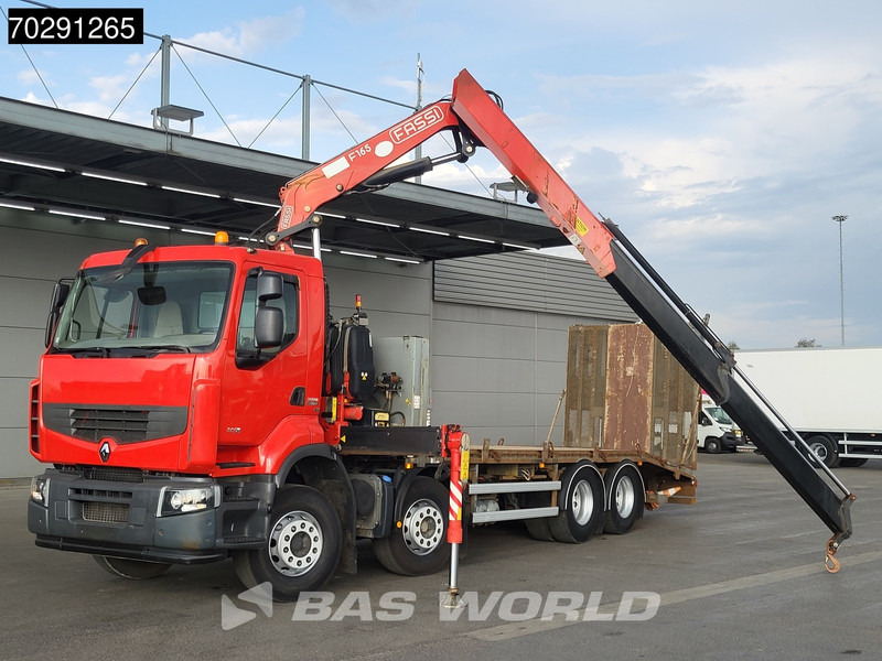 Renault Premium 380 8X4 Fassi F165A.2.22 Crane Kran Hydraulic Ramp Lift-Axle Euro 5 - Pritsche LKW, Autokran: das Bild 5 Renault Premium 380 8X4 Fassi F165A.2.22 Crane Kran Hydraulic Ramp Lift-Axle Euro 5 - Pritsche LKW, Autokran: das Bild 5