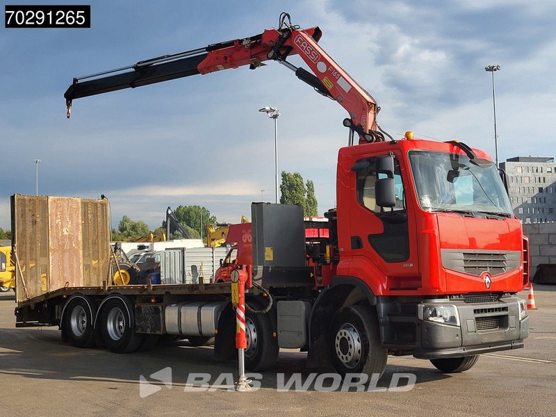 Renault Premium 380 8X4 Fassi F165A.2.22 Crane Kran Hydraulic Ramp Lift-Axle Euro 5 - Pritsche LKW, Autokran: das Bild 3 Renault Premium 380 8X4 Fassi F165A.2.22 Crane Kran Hydraulic Ramp Lift-Axle Euro 5 - Pritsche LKW, Autokran: das Bild 3