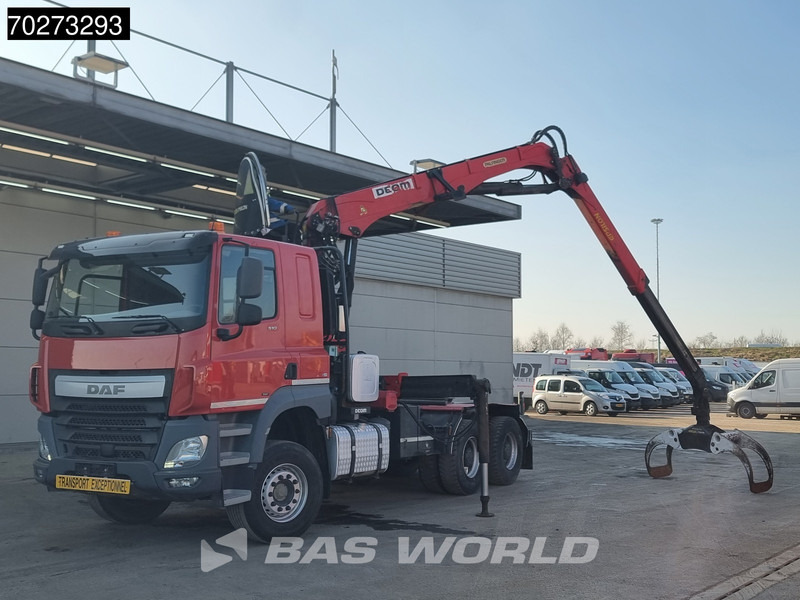 DAF CF 510 6X4 Retarder Big-Axle Holz Kran Palfinger Epsilon S260L82 - Sattelzugmaschine: das Bild 5 DAF CF 510 6X4 Retarder Big-Axle Holz Kran Palfinger Epsilon S260L82 - Sattelzugmaschine: das Bild 5