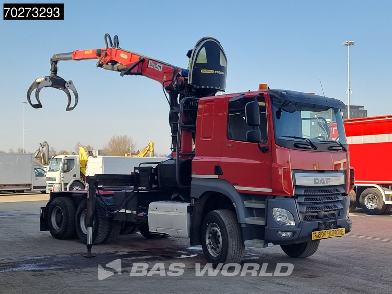 DAF CF 510 6X4 Retarder Big-Axle Holz Kran Palfinger Epsilon S260L82 - Sattelzugmaschine: das Bild 3 DAF CF 510 6X4 Retarder Big-Axle Holz Kran Palfinger Epsilon S260L82 - Sattelzugmaschine: das Bild 3