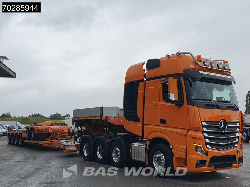 Mercedes-Benz Actros 8X4 180T GigaSpace Retarder Hydrauliek BigAxle Alcoa´s // Lowbed Trailer / 6 Axles / Hydraulic Pendle Axles / Extendable - Sattelzugmaschine: das Bild 2 Mercedes-Benz Actros 8X4 180T GigaSpace Retarder Hydrauliek BigAxle Alcoa´s // Lowbed Trailer / 6 Axles / Hydraulic Pendle Axles / Extendable - Sattelzugmaschine: das Bild 2
