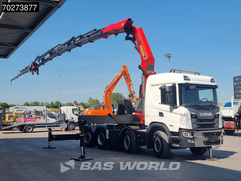 Scania G500 8X2 Retarder Liftachse Palfinger Kran PK 58.002 TEC F + JIB - Sattelzugmaschine: das Bild 3 Scania G500 8X2 Retarder Liftachse Palfinger Kran PK 58.002 TEC F + JIB - Sattelzugmaschine: das Bild 3