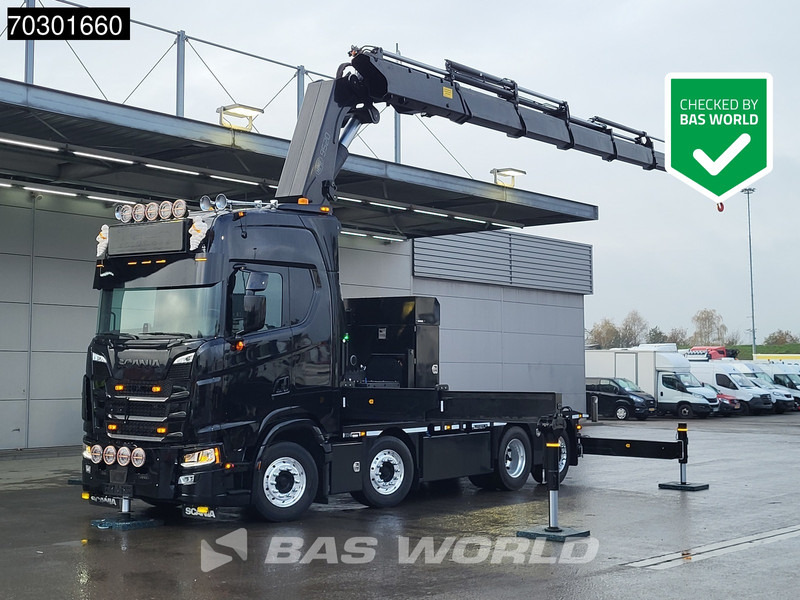 Scania S660 8X2 HMF 9520OK-RCS Crane Kran Fifth wheel Full Air Lift+steering axle - Sattelzugmaschine: das Bild 1 Scania S660 8X2 HMF 9520OK-RCS Crane Kran Fifth wheel Full Air Lift+steering axle - Sattelzugmaschine: das Bild 1