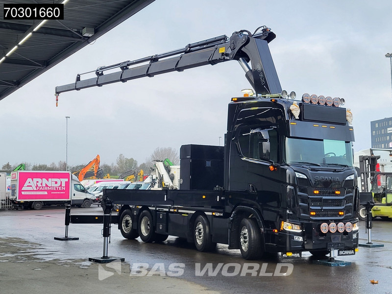 Scania S660 8X2 HMF 9520OK-RCS Crane Kran Fifth wheel Full Air Lift+steering axle - Sattelzugmaschine: das Bild 3 Scania S660 8X2 HMF 9520OK-RCS Crane Kran Fifth wheel Full Air Lift+steering axle - Sattelzugmaschine: das Bild 3