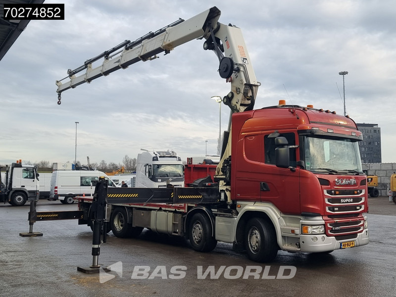 Scania G450 8X2 NL-Truck Hiab X-HIPRO 1058EP-6 Kran Front stab Retarder Euro 6 - Pritsche LKW, Autokran: das Bild 3 Scania G450 8X2 NL-Truck Hiab X-HIPRO 1058EP-6 Kran Front stab Retarder Euro 6 - Pritsche LKW, Autokran: das Bild 3