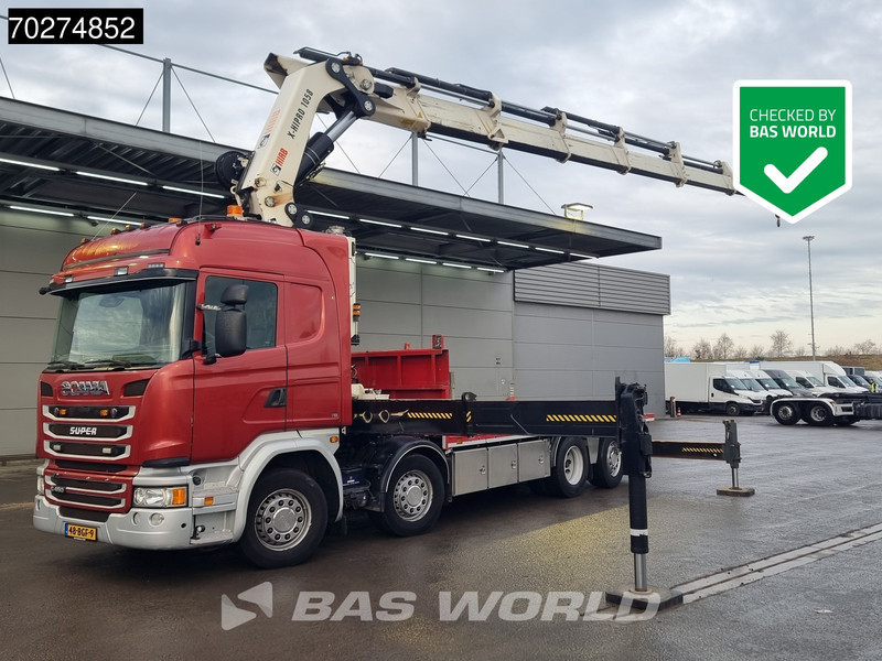 Scania G450 8X2 NL-Truck Hiab X-HIPRO 1058EP-6 Kran Front stab Retarder Euro 6 - Pritsche LKW, Autokran: das Bild 1 Scania G450 8X2 NL-Truck Hiab X-HIPRO 1058EP-6 Kran Front stab Retarder Euro 6 - Pritsche LKW, Autokran: das Bild 1