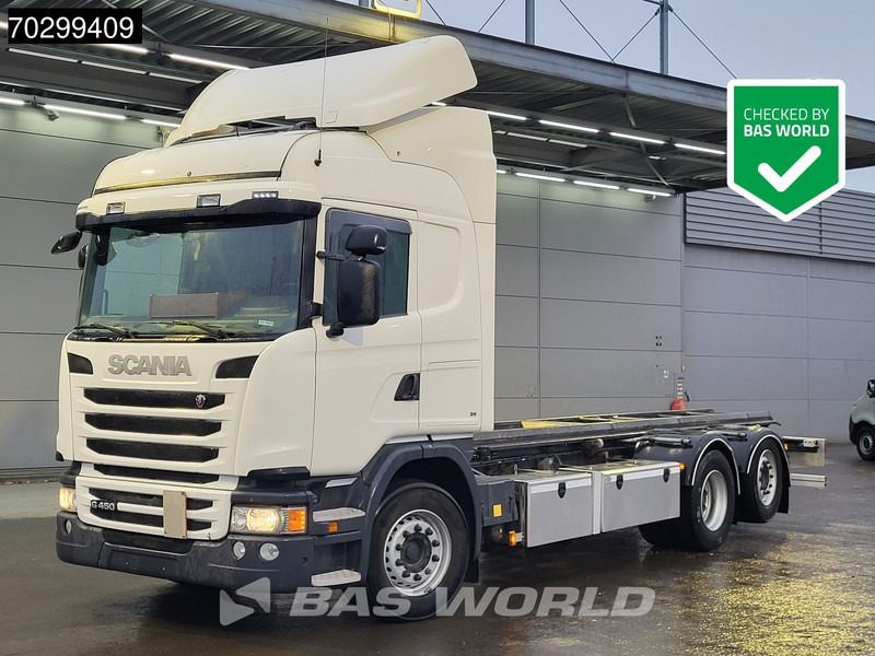 Scania G450 G 6X2 Full air suspension Automatic Lift+steering Axle Euro 6 - Containerwagen/ Wechselfahrgestell LKW: das Bild 1 Scania G450 G 6X2 Full air suspension Automatic Lift+steering Axle Euro 6 - Containerwagen/ Wechselfahrgestell LKW: das Bild 1