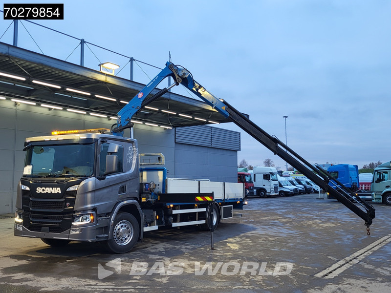 Scania P280 4X2 HMF 1420K-RC Kran Crane Leather seats Automatic Euro 6 - Pritsche LKW, Autokran: das Bild 5 Scania P280 4X2 HMF 1420K-RC Kran Crane Leather seats Automatic Euro 6 - Pritsche LKW, Autokran: das Bild 5