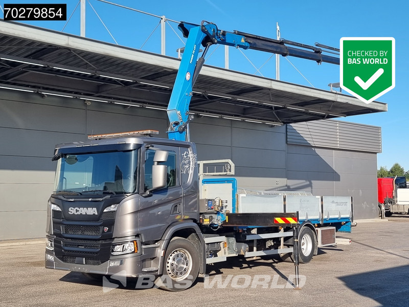 Scania P280 4X2 HMF Euro 6 - Pritsche LKW, Autokran: das Bild 1 Scania P280 4X2 HMF Euro 6 - Pritsche LKW, Autokran: das Bild 1
