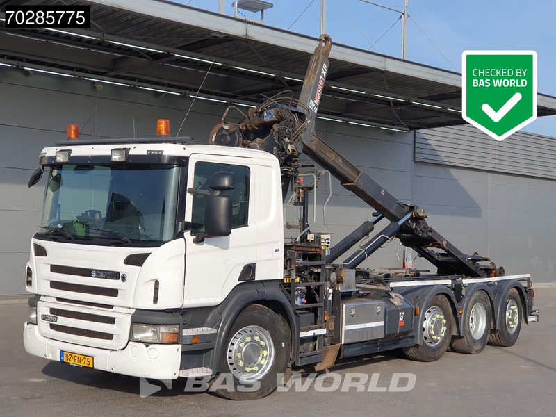 Scania P360 8X2 NL-Truck 21 Tonnes HIAB Hydrauliek Lift-Lenkachse Euro 5 - Abrollkipper, Autokran: das Bild 1 Scania P360 8X2 NL-Truck 21 Tonnes HIAB Hydrauliek Lift-Lenkachse Euro 5 - Abrollkipper, Autokran: das Bild 1