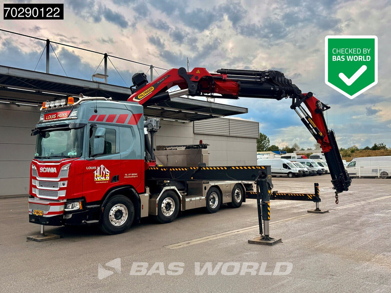 Scania R500 8X2 NL-Truck Palfinger PK165002 TEC 7 Crane Winch Fly-Jib Retarder Lift+steering - Pritsche LKW, Autokran: das Bild 1 Scania R500 8X2 NL-Truck Palfinger PK165002 TEC 7 Crane Winch Fly-Jib Retarder Lift+steering - Pritsche LKW, Autokran: das Bild 1