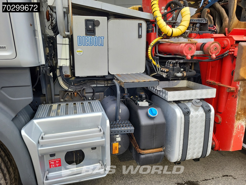 Holztransporter, Autokran Scania R580 R 6X4 NL-Truck Diebolt D28.81 Kran Crane Holztransport + Dolly Retarder Euro 6: das Bild 11