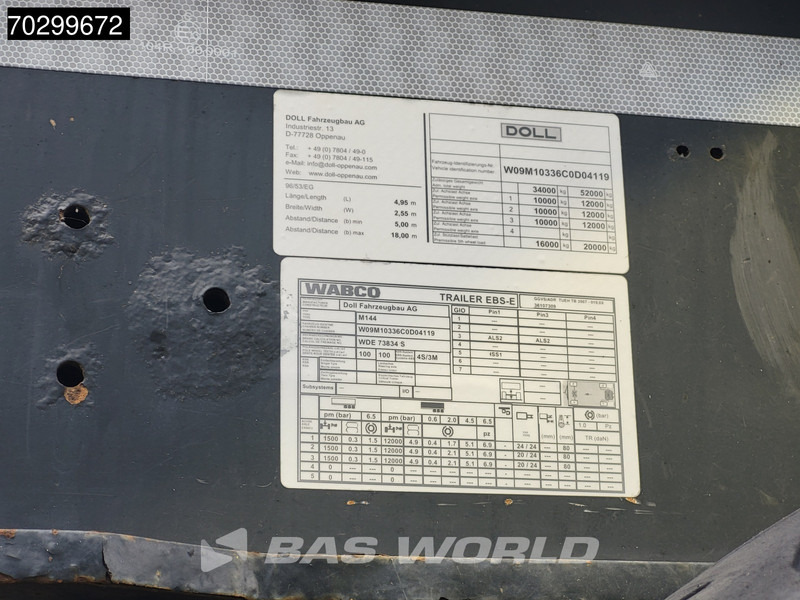 Holztransporter, Autokran Scania R580 R 6X4 NL-Truck Diebolt D28.81 Kran Crane Holztransport + Dolly Retarder Euro 6: das Bild 20