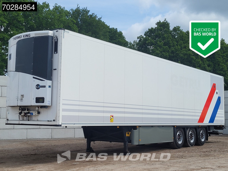 Kühlkoffer Auflieger Schmitz Cargobull Thermo King SLXi Spectrum 3 axles TUV 2/26 Doppel-verdampfer Ladebordwand Blumenbreit Liftachse Isolated: das Bild 1